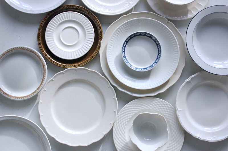dinnerware, plates